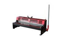 Cisaille à tôles d&amp;#039;établi manuelle professionnelle 650 mm - capacité 1,5 mm - kit de double laser pour une coupe précise Torros CTE650PRO