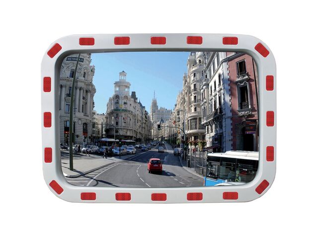 Miroir de sécurité avec bande réfléchissante MW Tools SSP5587RW