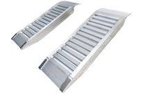 Set de rampes courtes en aluminium 3000 kg - 1260 x 300 mm - largeur utile 240 mm MW Tools SOK0900