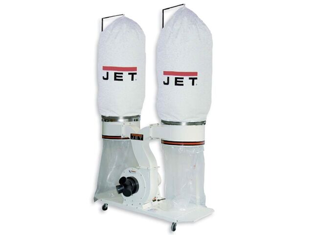 Aspirateur à copeaux bois Vortex 2900m³/h 2,2kW 400V 30µm Jet DC-1900A