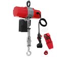 Palan à chaîne électrique sur batterie 990 kg 6 m 850 W avec télécommande sans fil - Livré avec batterie 4 Ah - Cycle de travail élevé MW Tools KT1006BR