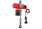 Palan à chaîne électrique sur batterie 990 kg 3 m 850 W - Livré avec batterie 4 Ah - Cycle de travail élevé MW Tools KT1003B