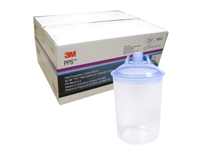 Système 3M PPS Midi (400 ml) - Poche jetable Midi et couvercle (filtre 125 microns inclus)
