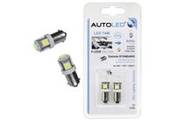 LED BA9s /T4W 5 LEDS Blanc | AUTOLED