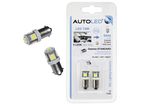 LED BA9s /T4W 5 LEDS Blanc | AUTOLED