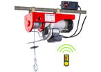 Palan électrique à câble 500/990kg 18/9m 1,6 kW 230 V télécommande SANS fil MW Tools SHN100018R