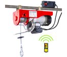 Palan électrique à câble 500/990kg 18/9m 1,6 kW 230 V télécommande SANS fil MW Tools SHN100018R