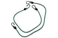 Jeu de 2x élastiques à crochets - 800 x Ø 8 mm - Vert