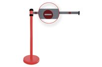 Poteau à sangle avec signe d&amp;#039;interdiction MW Tools AP102RT