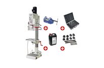 Perceuse à colonne par engrenages ø 32 mm CM4 1,5 kW 400V avec accessoires essentiels Torros FSG30 PACK