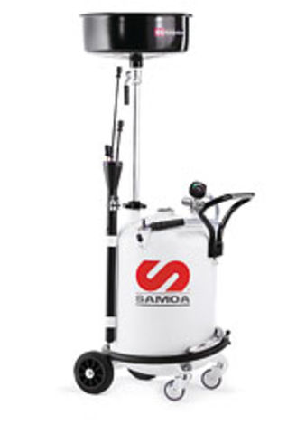 Récupérateur d’huile usée mixte par aspiration et gravité 70 litres : 373500