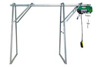 Grue portique avec palan rapide professionnel 300 kg MW Tools EBT300MSET