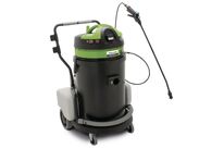 Aspirateur eau et poussière avec fonction de pulvérisation désinfectante cuve plastique 62 litres 2 moteurs 2 kW 230V 74 dB(A) Cleancraft FLEXCAT 262 PD