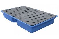 Bac de rétention 104 l avec caillebotis Ecospill LB100M