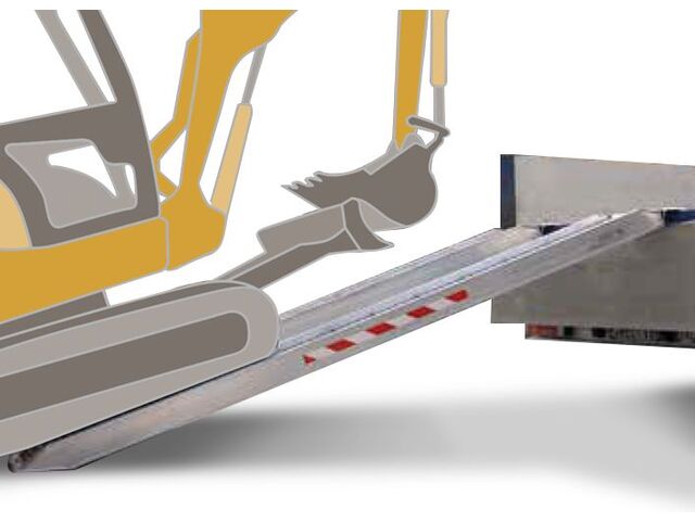 Jeu de rampes aluminium 6385kg 3500x510mm largeur utile 450mm MW Tools VAM165/35L