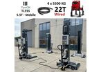Colonnes mobiles de levage pour poids lourd 22 T - Version câblée | TyreON TL55S-4