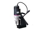 Perceuse magnétique économique fraises à carotter jusque ø50x50 mm Weldon 19 mm 1,75 kW aimant 14500 N Optidrill DM50 230V