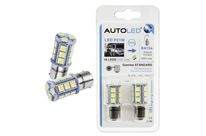 LED BA15s / P21W 18 LEDS BLANC