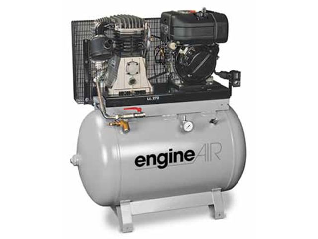 Compresseur d&#039;air thermique diesel avec réservoir 270 litres : ABAC ENGINEAIR 8/270 Diesel