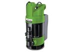 Pompe submersible avec démarrage/arrêt automatique pompe combinée pour eaux claires et eaux chargées - capacitié 13.980 l/h - 0,75 kW 230 V Cleancraft SDWP 7014A