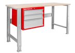 Établi modulaire Multiplex avec armoire à tiroirs 3T 1500 mm MW Tools MOD155