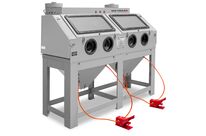 Cabine de sablage professionnelle double 880 L avec aspiration MW Tools CAT880