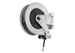 Enrouleur air et eau 15 m Ø G 1/2 (f) 20 bars Acier peint avec enroulement automatique et support mural fixe Raasm RA.8430.104