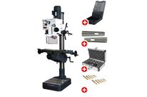 Pack Perceuse-fraiseuse à colonne perçage jusqu&amp;#039;à ø 32 mm CM4/M16 1,5 kW 400 V table croisée et accessoires de base Optidrill DH40CT PACK