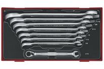 Jeu de cles mixtes à racagnac TT1 de 5/16 à 3/4 tray 8 pièces Teng Tools TT6508RAF