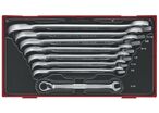 Jeu de cles mixtes à racagnac TT1 de 5/16 à 3/4 tray 8 pièces Teng Tools TT6508RAF