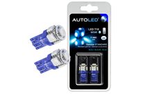 Ampoule LED T10 (W5W) 5 LED BLEU | AUTOLED