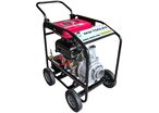 Pompe à eau 4 haut débit - 96 000 L/h - Moteur thermique diesel 10 ch - Hauteur de refoulement 31 m - Démarrage électrique MW Tools WP9400D