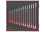 Jeu de clés mixtes Foam2 tray 5,5- 19mm 15 pièces Teng Tools TED6515