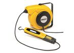 Enrouleur de câble baladeuse LED 14 m 2G 1 mm² en 230 - sortie 24V Polypropylène avec enrouleur automatique et support mural pivotant Zeca 5908/330