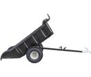 Remorque simple essieu 680 kg benne en plastique PE basculante 1750 x 1012 x 454 mm Torros AHR680P2