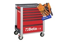 Servante mobile d’atelier 7 tiroirs BETA C24S/7 - rouge