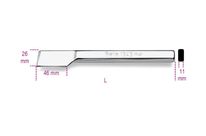 Burin plat de carrossier coupe latérale BETA 1343