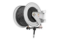 Enrouleur air et eau 30 m Ø G 1 (f) 20 bars Acier peint avec enroulement automatique et support mural fixe Raasm RA.8560.101