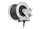 Enrouleur air et eau 30 m Ø G 1 (f) 20 bars Acier peint avec enroulement automatique et support mural fixe Raasm RA.8560.101