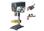 Perceuse d'établi jusque ø 16 mm raccord CM2 450W 230V 5 vitesses + étau de perçage + jeu de boulons Optidrill DQ18 PACK