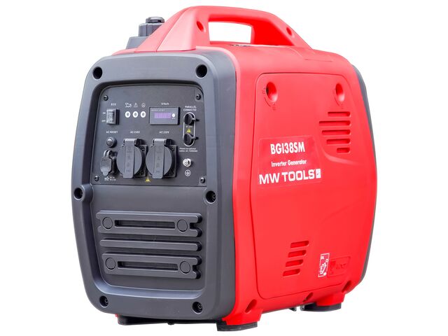 Générateur portable inverter à essence silencieux 3,8 kW 230 V MW Tools BGI38SM