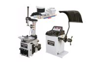 Démonte-pneu 2 vitesse 26″colonne basculante 380v+Équilibreuse 24″pointeur laser | Pack Express