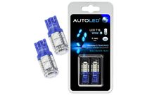 LED T10 (w5w) 9 LEDS Bleu