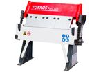 Plieuse manuelle d'établi largeur du travail 305 mm épaisseurs jusque 1 mm lame supérieure segmentée Torros PME305
