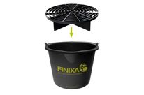 Seau avec bec de versement - noir 12l / Grille anti saletés