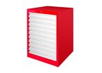 Armoire d'atelier à 5,8 ou 10 tiroirs midi - 670MM de large MW Tools DELK1003R