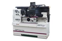 Tour à métaux précise hauteur des pointes 200 mm entre-pointes 800 mm alésage 52 mm 4,5 kW 400V + affichage digital Optiturn TZ4 400V