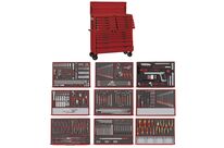 Servante rouge foam mega master set tiroirs et coffre superieur Teng Tools TCEMM699STK