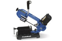 Scie à ruban portable à métaux 0-45° capacité de coupe ronde 105 mm 1,01 kW 230V vitesses variables 30-80 m/min Metallkraft MBS105