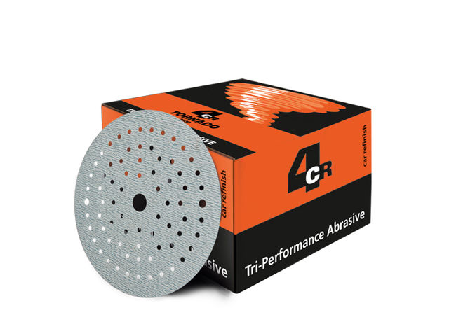 Disque abrasif TORNADO 3330 velcro 75 trous - Ø 150 mm (P80 > P2000)